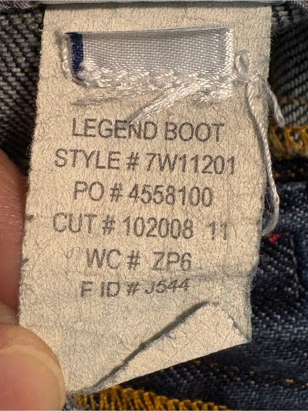 Lucky Brand Legend Boot Jeans Women’s 4/27 Bootcut Medium Wash Distressed - Picture 10 of 10